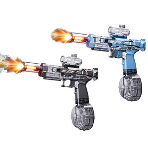 2025 Hot vendendo verão ao ar livre de longo alcance elétrico água arma brinquedo grande capacidade elétrica som luz água arma brinquedo para crianças - Product Image 1