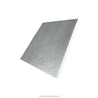 Conduits d'air pré-isolés en mousse rigide Alu, classe 0, résistance au feu PIR. Panneau de conduit composite en feuille pour système de ventilation CVC de stade