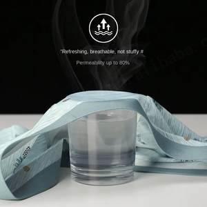 Sous-vêtements en tricot de soie glacée pour hommes, caleçon d'été imprimé à la mode, respirant, sans couture, logo personnalisé, vente en gros de caleçons pour hommes - Product Image 2