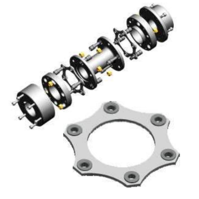 Torsionally Rigid High Torque Disc Coupling