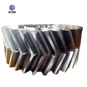 34CrNiMo6 Aleación de acero de gran diámetro de fundición de doble engranaje helicoidal grande Herringbone Gear - Product Image 1