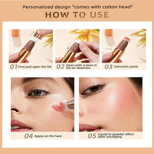 <span class=keywords><strong>Bronceador</strong></span> líquido vegano de Etiqueta Privada, resaltador <span class=keywords><strong>con</strong></span> aplicador de cojín incorporado - Product Image 4