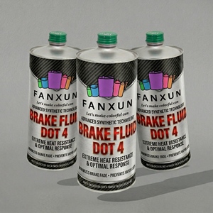Bidons d'huile <span class=keywords><strong>de</strong></span> frein FANXUN DOT4, huile <span class=keywords><strong>de</strong></span> frein synthétique avancée résistante aux températures extrêmes <span class=keywords><strong>pour</strong></span> l'entretien du système <span class=keywords><strong>de</strong></span> freinage des véhicules - Product Image 4