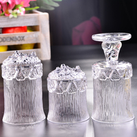 Carafe à vin en verre sodocalcique artisanal de luxe en gros, capacité de 450 ml, accessoires de bar