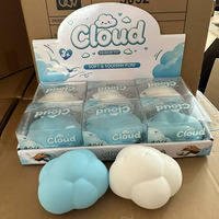 Jouet Squishy Nuage Croustillant Doux à Remontée Lente, Jouet Sensoriel Anti-Stress à Effet Craquelé, Cadeau pour Enfants, Vente en Gros