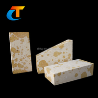 Brique réfractaire pour four à verre, bloc de corindon de zircone AZS à haute teneur en alumine et corindon fusionné pour revêtement de four de fusion