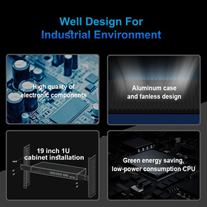 19 inch 36 cổng 10/100M + 2 cổng 1g vỏ sắt không được quản lý Ethernet chuyển đổi PoE SNMP chức năng <span class=keywords><strong>L3</strong></span> Gigabit Uplink cho Rack mount - Product Image 5