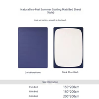 Housse de matelas matelassée rafraîchissante en soie glacée, drap-housse confortable pour l'été