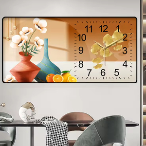 Bắc Âu Chuông Sơn Đồng Hồ Treo Tường Nghệ Thuật Sang Trọng Hiện Đại Thanh Lịch Chuông Điện Tử Treo Cho Nhà Hàng Trang Trí Bức Tranh Tường - Product Image 4