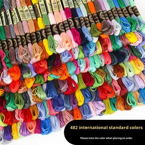 Fil à broder au point de croix, écheveau de 8m, fil à broder en coton, fil à coudre artisanal, fil à broder à la main, vente en gros - Product Image 6