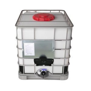 <span class=keywords><strong>Conteneur</strong></span> <span class=keywords><strong>IBC</strong></span> en plastique usagé, réservoir de 1000 l avec cage en acier - Product Image 2