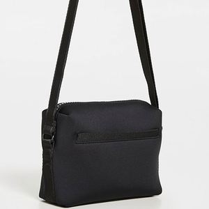 Bolso Bandolera Clásico Vintage de Neopreno Negro Personalizado para Mujer, Ligero, Gran Capacidad, Cierre de Cremallera Impermeable - Product Image 5