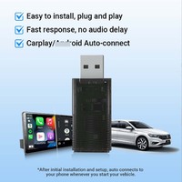 Mini CarPlay Smart Box Adaptador automático inalámbrico Dongle Plug & Play para automóvil Tiene CarPlay con cable