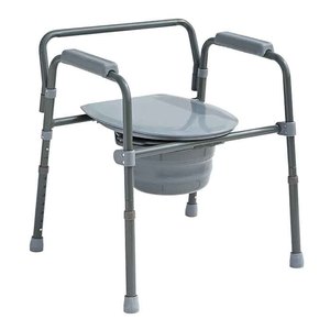 Silla de ruedas con asiento elevable y asa hueca, soporte lumbar y respaldo, ayuda para la movilidad, para cuidado en el dormitorio - Product Image 4