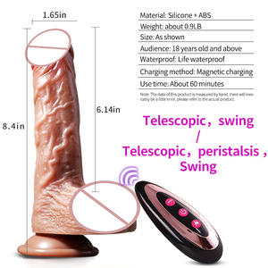 Vibradores estimuladores de vagina fuertes, diversión Lésbica, Control remoto, pene de silicona líquida, masturbador para mujer, Juguetes sexuales, consoladores - Product Image 4