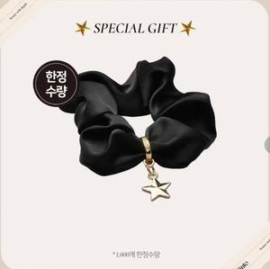 Dinto Scrunchie Black Hair Tie Banda elástica para el cabello Mujeres Niñas Cola de Caballo Titular Terciopelo suave Scrunchy Accesorios para el cabello - Product Image 1