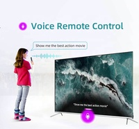 Télévision intelligente lcd led, écran plat, 65 pouces, 4k, pour android tv