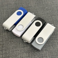 Ücretsiz Tasarım Özel Logo Küresel Çıkışa Hazırlanmış 2GB 4GB 8GB 16GB 64GB 128GB Metal USB Flash Bellek 32GB Döner Tasarım