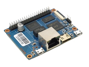 Banana Pi BPI-P2 Zero 512 Mo de RAM, 8 Go eMMC, processeur quadricœur Mali400MP2, GPU intégré, Wi-Fi, prise en charge PoE, carte de développement avec prise en charge de la caméra CSI - Product Image 1