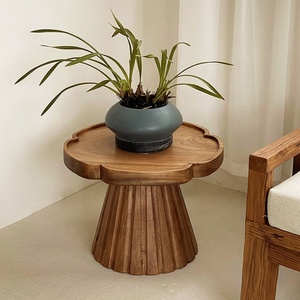 <span class=keywords><strong>Tavolino</strong></span> Laterale Moderno Personalizzabile in Stile Wabi Sabi, Creativo a Forma <span class=keywords><strong>di</strong></span> Tronco d'Albero, <span class=keywords><strong>Tavolino</strong></span> da Caffè in <span class=keywords><strong>Legno</strong></span> Massello per Soggiorno - Product Image 3