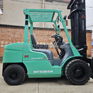 Chariot élévateur diesel Mitsubishi FD35 3 tonnes 4,5 m, modèle 2023, transmission 4x4, d'occasion, d'origine japonaise - Product Image 3
