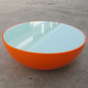 โต๊ะกาแฟทรงกลมทำจากไฟเบอร์กลาสสีดำทรงกลมสำหรับใช้ในสวน C056โต๊ะข้างขนาดเล็กเฟอร์นิเจอร์ทันสมัยบ้านหรูหรา - Product Image 5