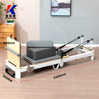 Machine de Pilates pliable professionnelle en alliage d'aluminium, portable et durable, pour la maison, le studio, le yoga et le fitness