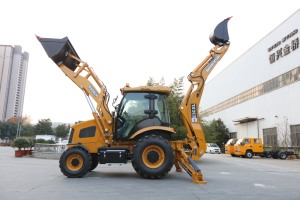 Grúa Versátil para Levantar y Transportar Materiales Pesados en Obras de Construcción, Retroexcavadora de Servicio Pesado con Capacidad de Cucharón de 1.m3 - Product Image 3