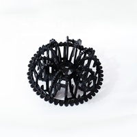 Verstopfungsfreier 100mm Kunststoff-Tellerette-Rosettenring für Hochleistungs-Abwasserbehandlungs-Schrubberpackungen