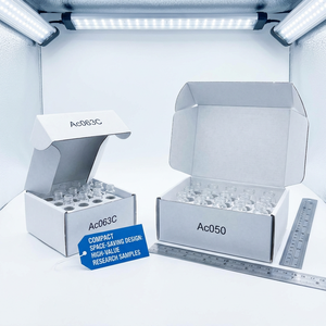 Vial High-Density Trays + Folding Boxes for 2ml/3ml Vials - Integrated <b>Packaging</b> System for Micro-Volumes - Product Image 1