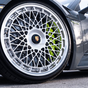 Rueda Forjada Hyper Racing Resistente a la Corrosión y a los Impactos, Completamente Pulida, para Restyling Automotriz para 911/<span class=keywords><strong>PoloGTI</strong></span>/PassatB8/SQ8 - Product Image 1
