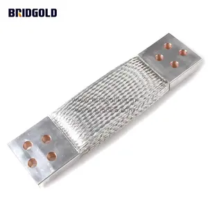 Flexible Copper Flat Braided Ground Strap for the Connection of Busway with Transformers