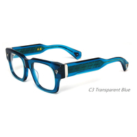 JULIUS Montures optiques carrées épaisses en acétate de luxe haut de gamme, vente en gros, stock disponible, lunettes