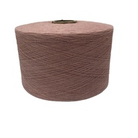 Fil à tricoter mélangé coton et polyester recyclé 20/2 à extrémité ouverte teint en usine textile chinoise pour le tissage
