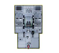 Componente de Consola Central A320 (Solo Estructura - Sin Equipamiento)