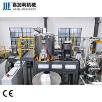 Machine d'extrusion pour la fabrication de granulés de plastique recyclé à partir de matériaux PET, PE, PP, HDPE, LDPE