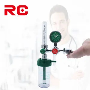 High quality double gauges medical oxygen gas regulator for Hospital