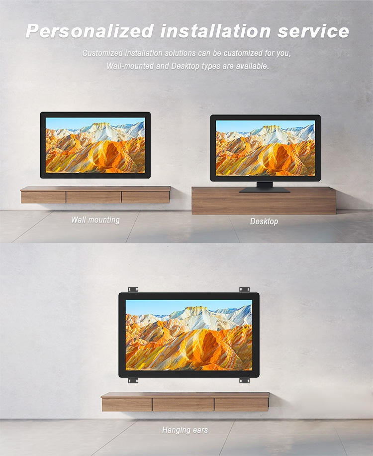 21.5 Inch AIO Desktop Touch Tablet Pc LED 4GB DDR3 RK3399 PCAP Android IPS AMD Processor Industrial All One Panel Pc