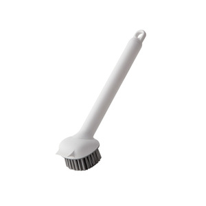 Chunzao 2 In 1 Rotating Pot <b>Brush</b> Long Handle Dishwashing <b>Brush</b> With Spatula Nylon Kitchen <b>Cleaning</b> Tool For Pots And Dishes - Product Image 2