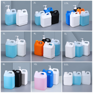 Tanica in <span class=keywords><strong>Plastica</strong></span> di Alta Qualità con Tappo a Vite, da 0,5L a 10L, Contenitore Quadrato <span class=keywords><strong>per</strong></span> Stoccaggio Acqua - Product Image 6