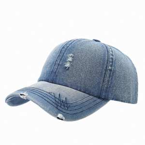 Gorra de Béisbol de Mezclilla Lavada Estilo Retro para Hombre y Mujer, Nueva Llegada 2025, Protección Solar para las Cuatro Estaciones, Gorra Deportiva Desgastada - Product Image 4