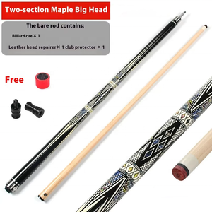 Taco de <span class=keywords><strong>Billar</strong></span> de Carambola de Alta Calidad y Moderno de 21 oz con Punta de 12.5 mm y Varilla de Arce para Bola de Snooker, Unión Central - Product Image 6