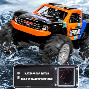 Nuevo SJY-Q205 1:14 Vehículo Anfibio Teledirigido 2.4G Todoterreno Bigfoot Impermeable de Alta Velocidad para Carreras y Escalada Metálico Listo para Usar - Product Image 6