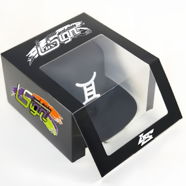 Custom Logo Eco-Friendly Recyclable Paperboard Baseball Cap Gift Box with PVC Clear Window Trucker Hat Packaging