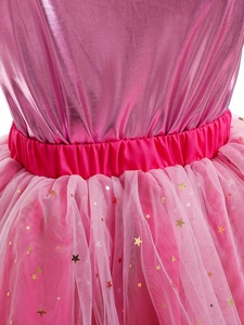 Rosa niñas princesa vestidos carnaval Cosplay Navidad Halloween cumpleaños fiesta vestido película muñeca disfraz trajes - Product Image 5
