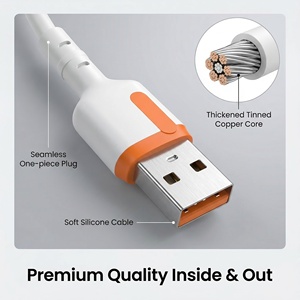 Cable de Datos USB a Tipo C de Carga Rápida de 60W, Cable de Datos Grueso y Suave de Moda para <span class=keywords><strong>iPhone</strong></span> 15 16 17 Samsung - Product Image 6