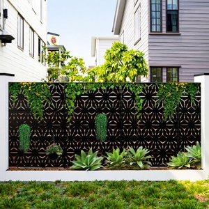 <span class=keywords><strong>Pantalla</strong></span> de metal cortada con láser <span class=keywords><strong>para</strong></span> jardín y patio trasero Paneles de valla de privacidad decorativos como enrejado y gabinetes - Product Image 4