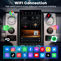 Für Ford F150 2013 2014 12,95 Zoll Android Radio DVD-Player Bildschirm Snapdragon665 Werkskit Mit GPS Carplay Canbus-Kit
