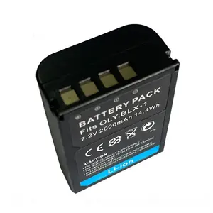 可充电7.2V 2000毫安时BLX-1 BLX1 BLX 1全解码相机电池，适用于奥林巴斯OM系统OM-1 MARK II OM 1 MK2电池 - Product Image 2