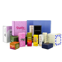 Boîtes en papier brillant à lèvres imprimées personnalisées de haute qualité Boîte de bouteille de parfum Emballage de boîte de papier de maquillage cosmétique de soins de la peau avec logo